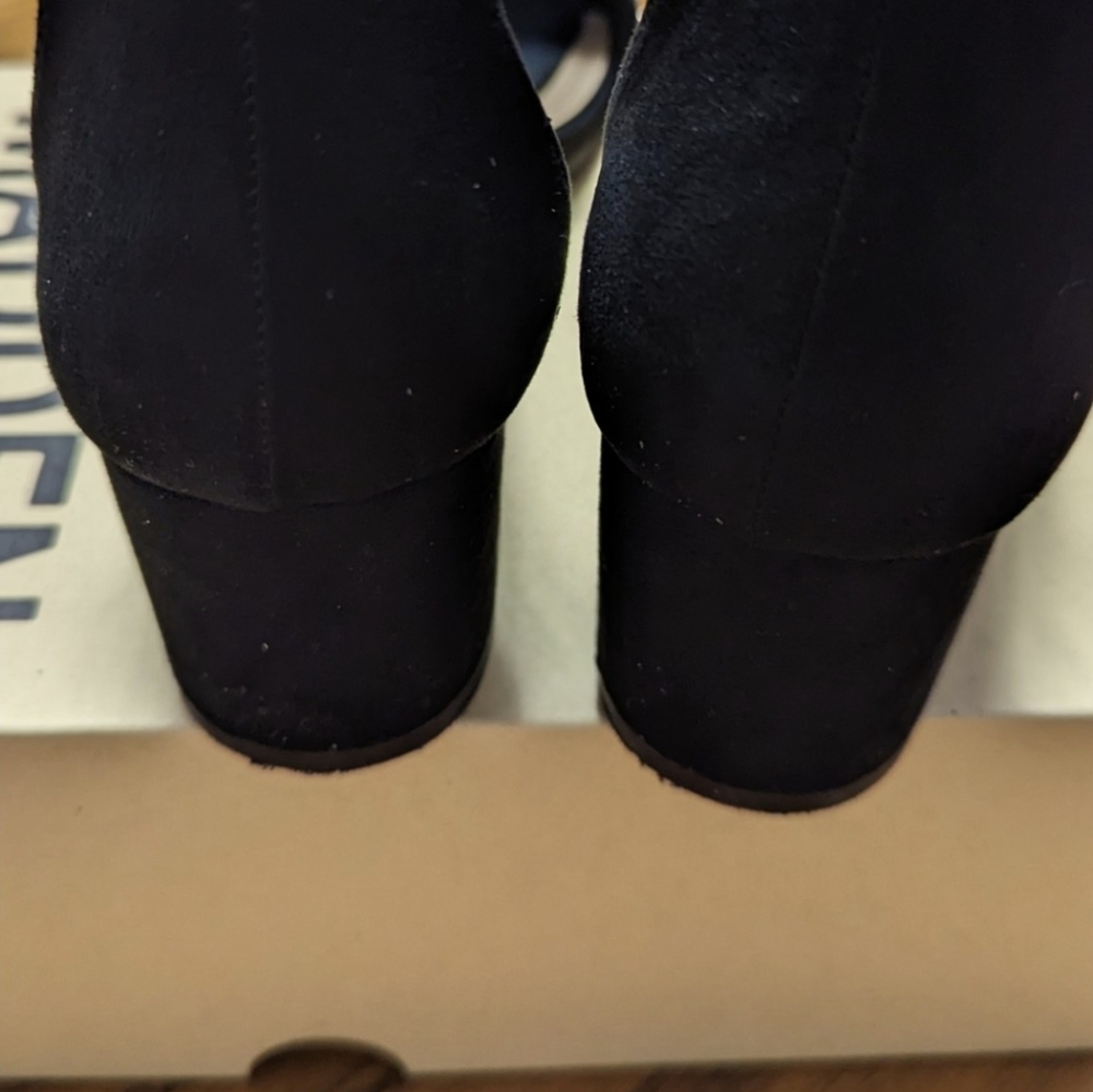 Elegant Madden NYC Black rhinestone heels - Picture 2 of 5